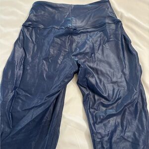 Shiny Blue Leggings